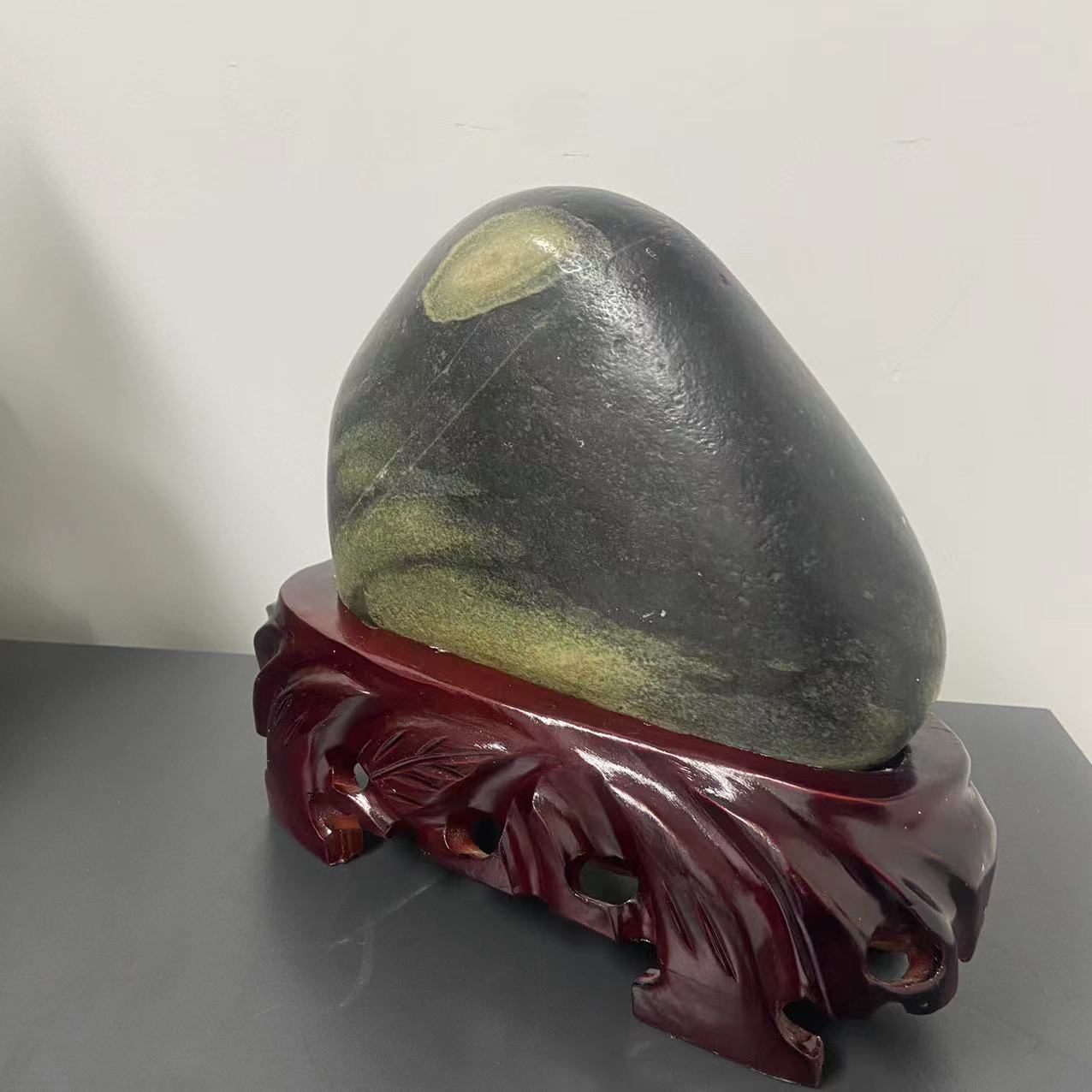 新疆额河奇石戈壁石家居装饰摆件风景石造型石天然画面石额河奇石