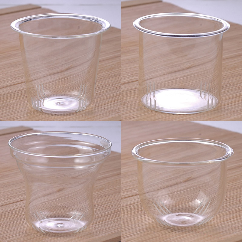 泡茶内胆杯子内胆茶漏茶滤芯高硼硅耐热玻璃茶隔内芯过滤泡茶内胆