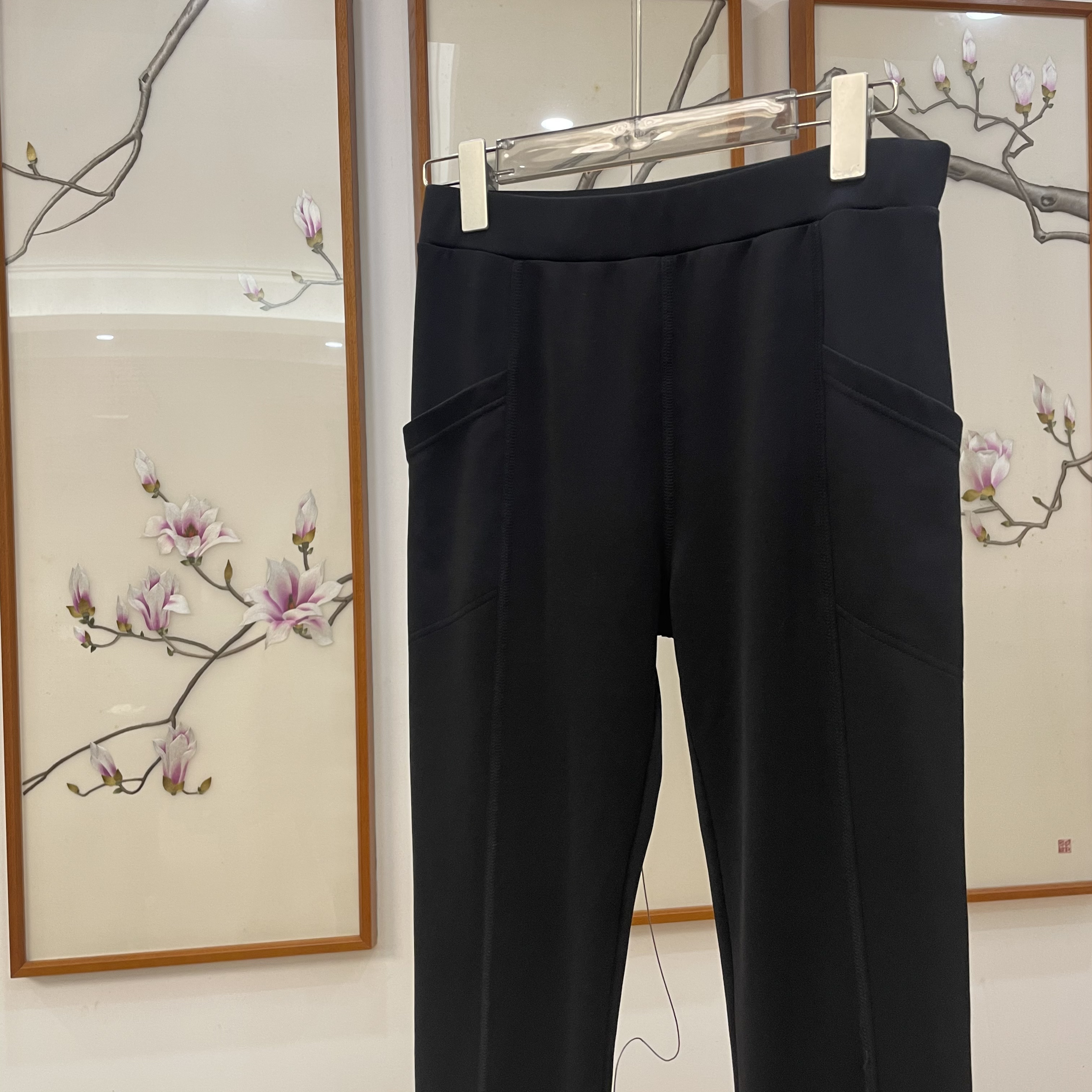 显瘦易搭配针织打底裤