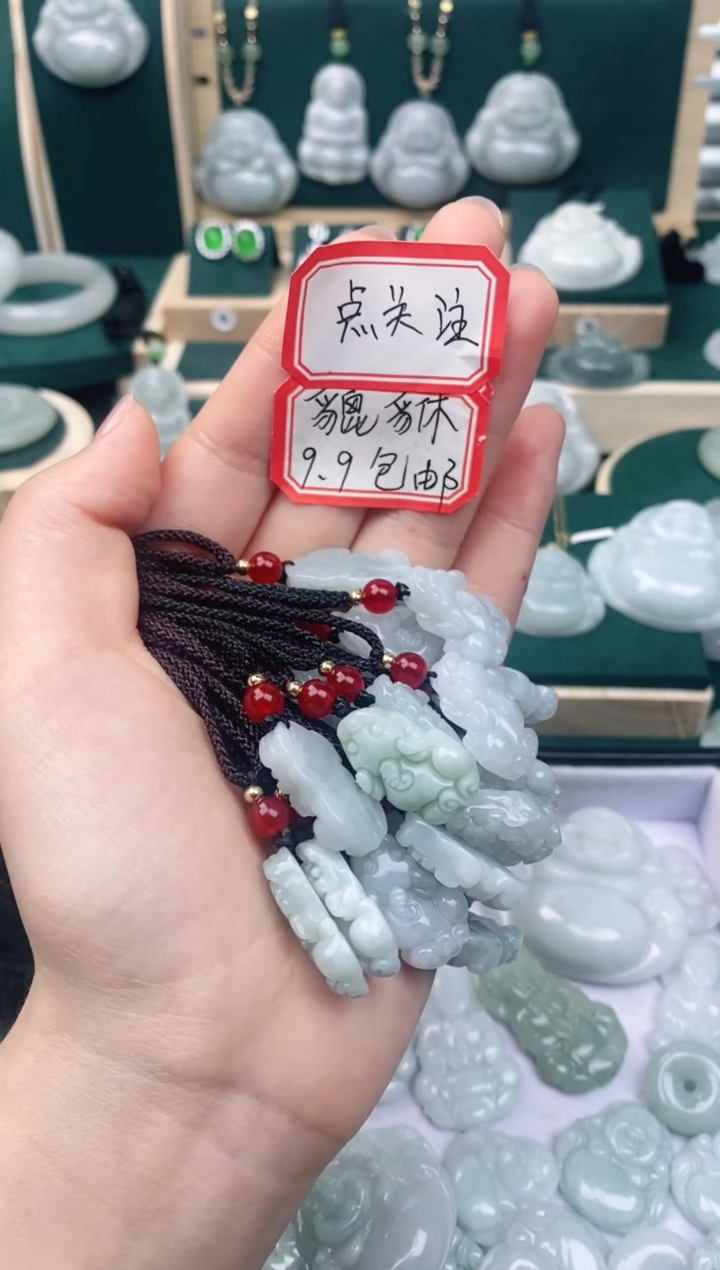 【闪购商品】翡翠颈饰未镶嵌貔貅（多样性发货发其一）