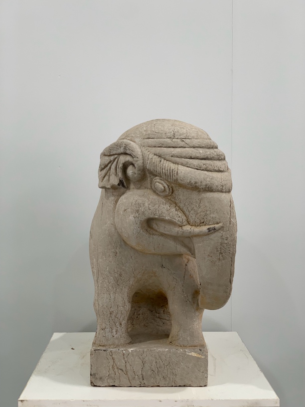 石像（青石扭头动态）