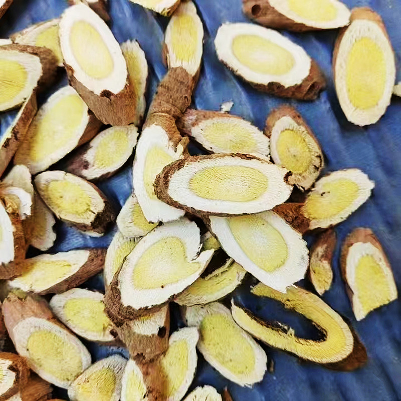 甘肃高原采挖野生多年生野生老黄芪切片500克包邮