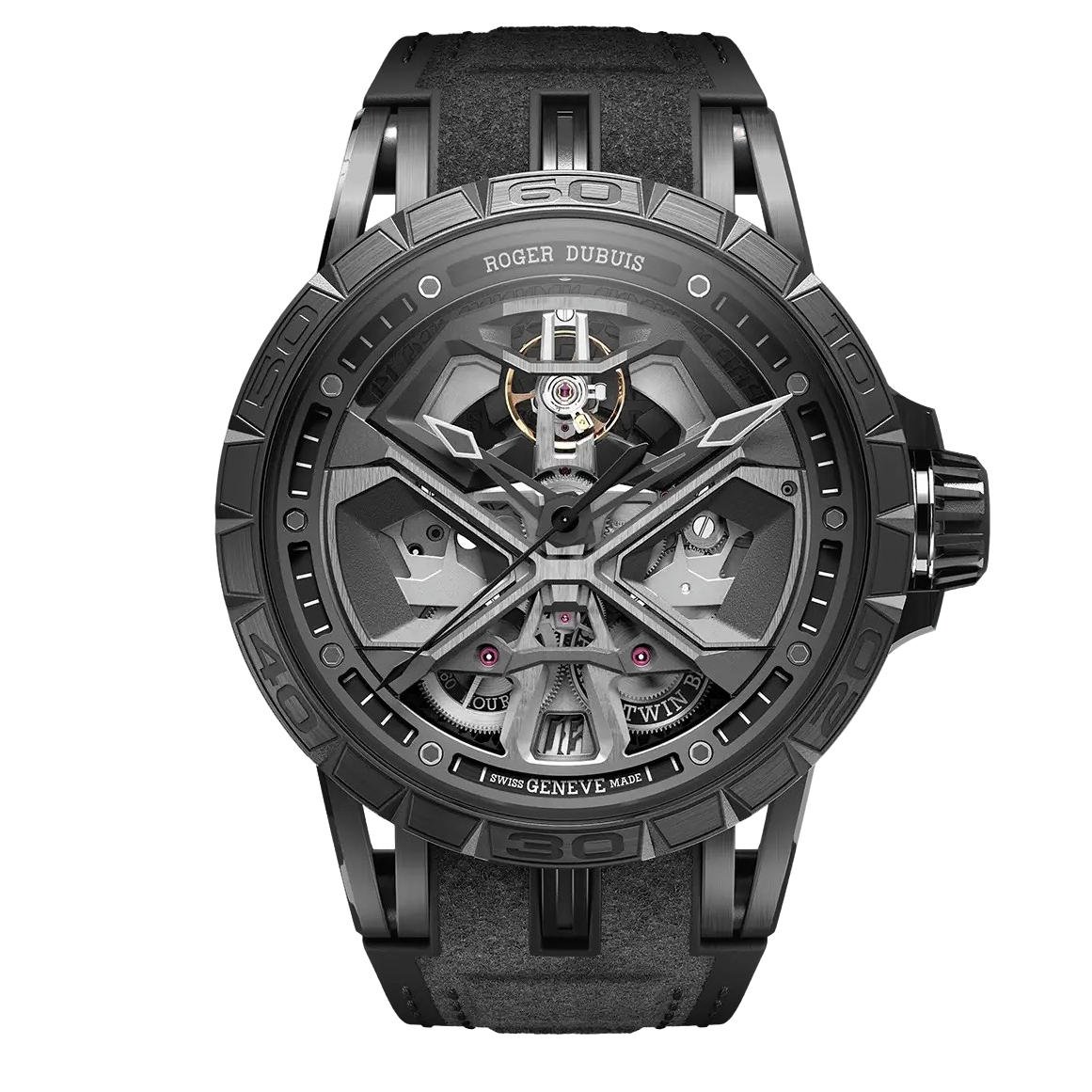 99新 ROGER DUBUIS/罗杰杜彼 王者竞速/RDDBEX0829/45mm/公418000