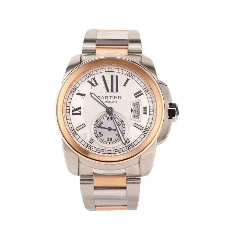 99新 Cartier/卡地亚 卡利博系列男表/42mm/W7100036/间金