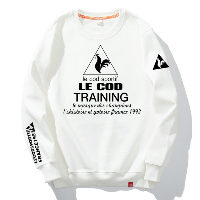 法国公鸡卫衣男套头春秋款潮牌圆领宽松大码上衣2025年新款长袖潮