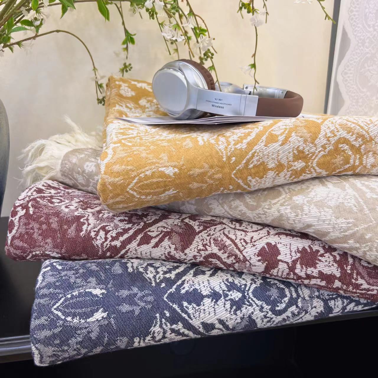 【雅趣】40 苏木 纯棉色织纱布毯 亲肤柔软亲肤款 可铺可盖水洗盖毯