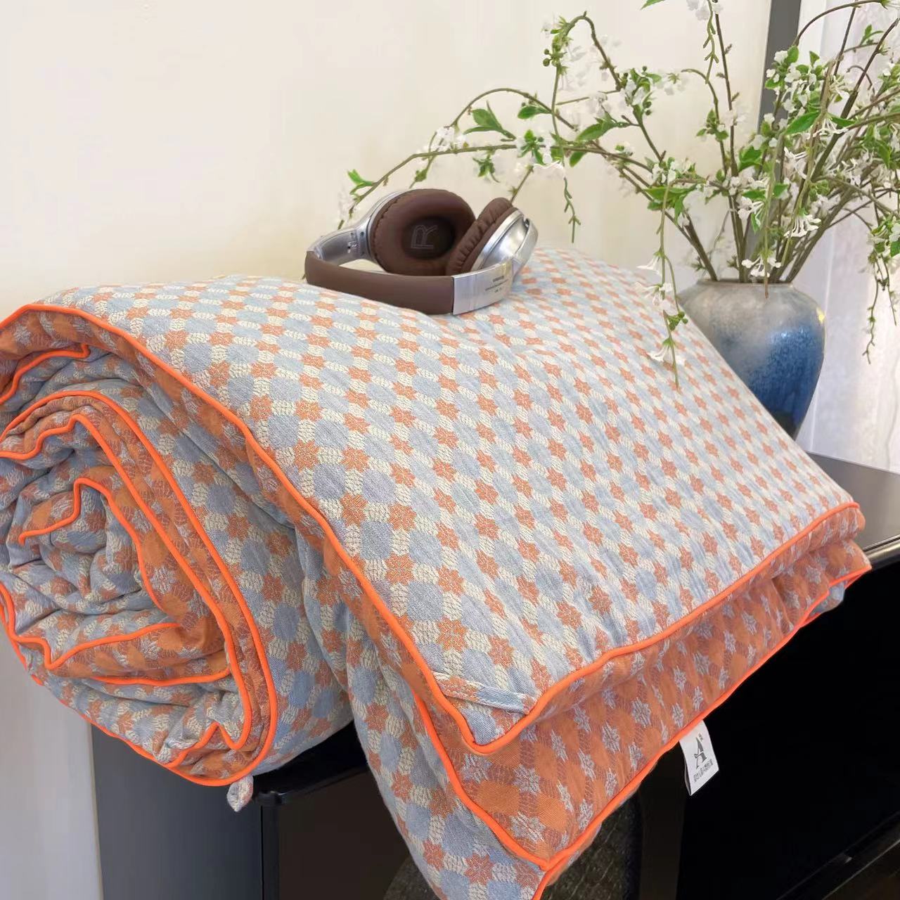 【雅趣】 故里春秋被+冬被 全棉双层纱20大豆可机洗~新品上新