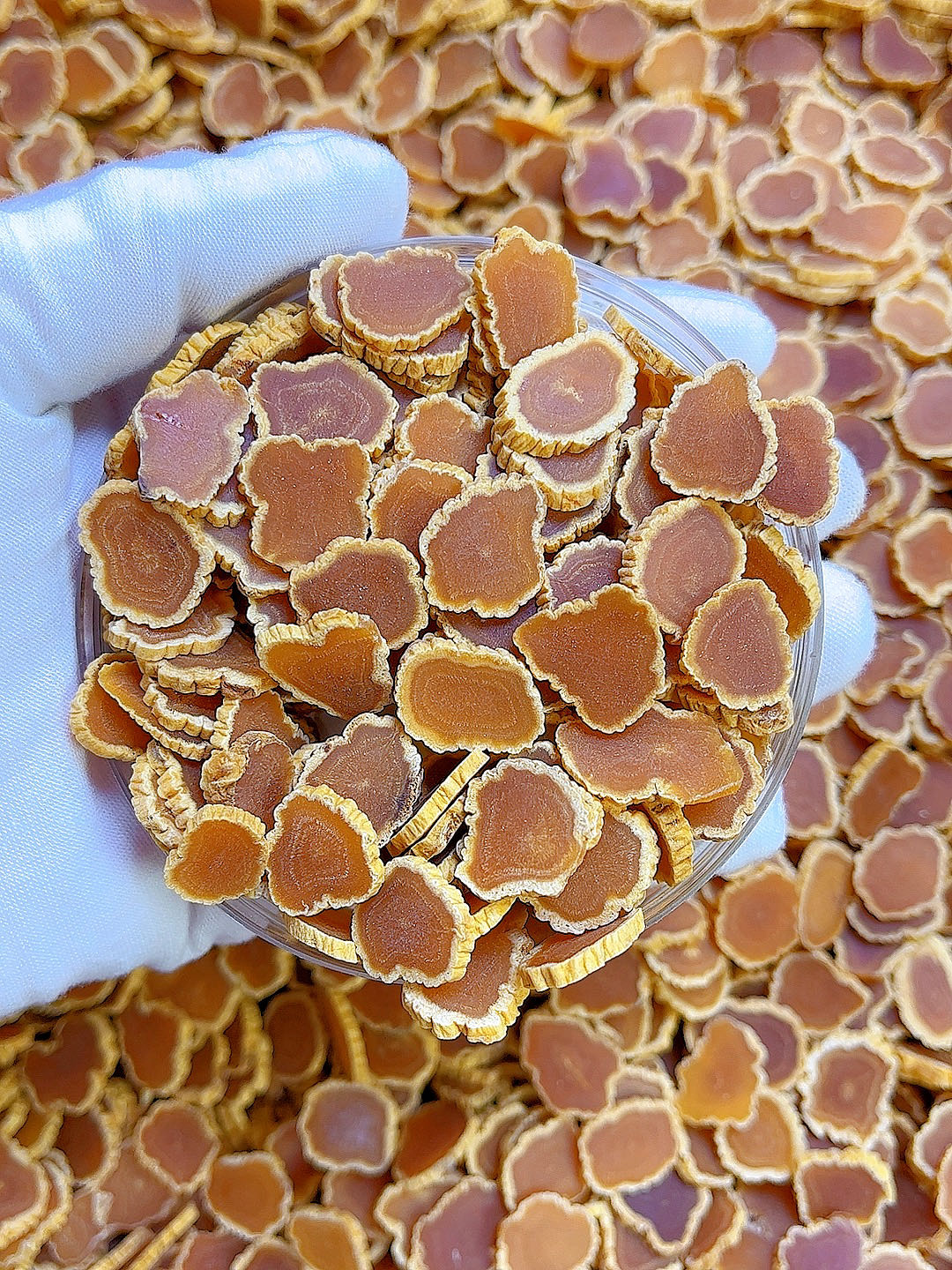 长白山太极参原枝切片足龄足干无糖产地直发