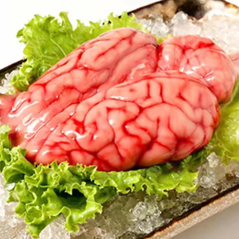 猪脑花～鲜猪脑花火锅伴侣～8个鲜冻发货