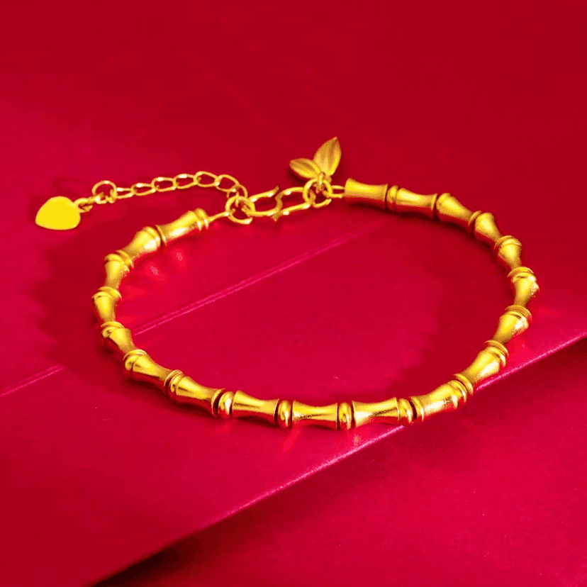 【赠礼盒】国潮风百搭竹节手链女气质精美可调节