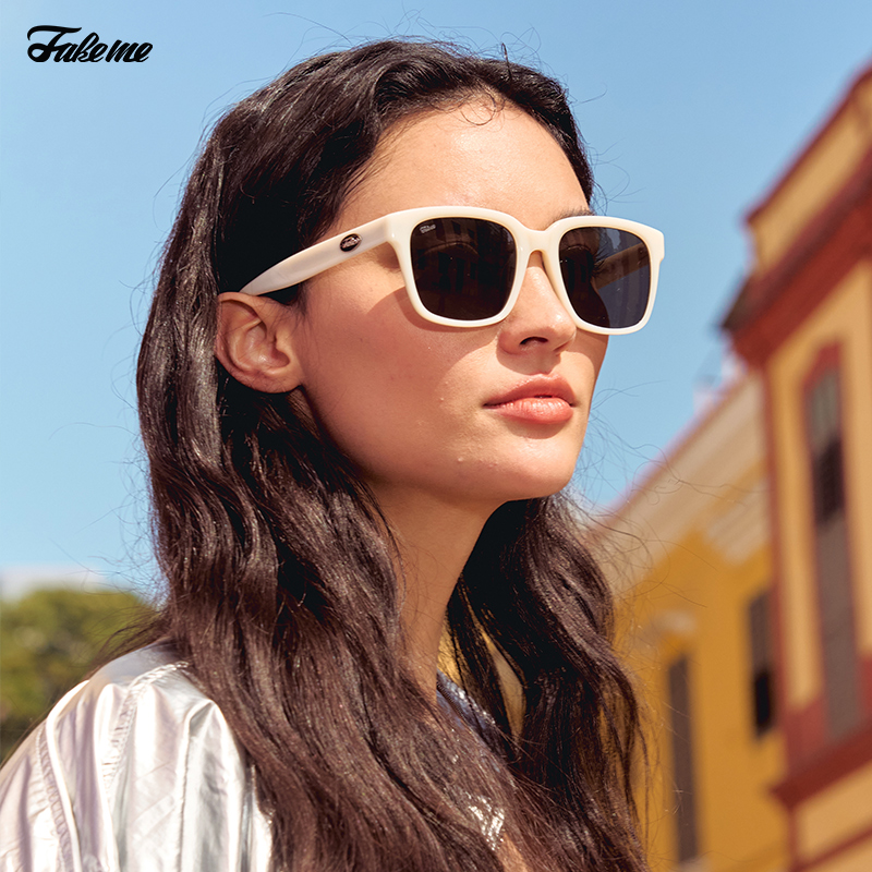 Fakeme质感板材大框时尚高级感墨镜太阳镜法式度假风 lowkey