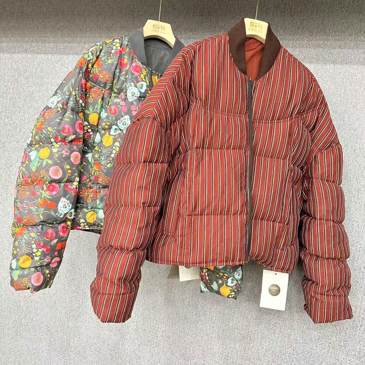 爆款！螺纹领女士休闲羽绒服