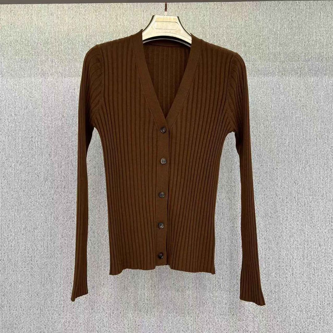 GUMODENG/古摩登UU原创！定制款竖条女士针织开衫