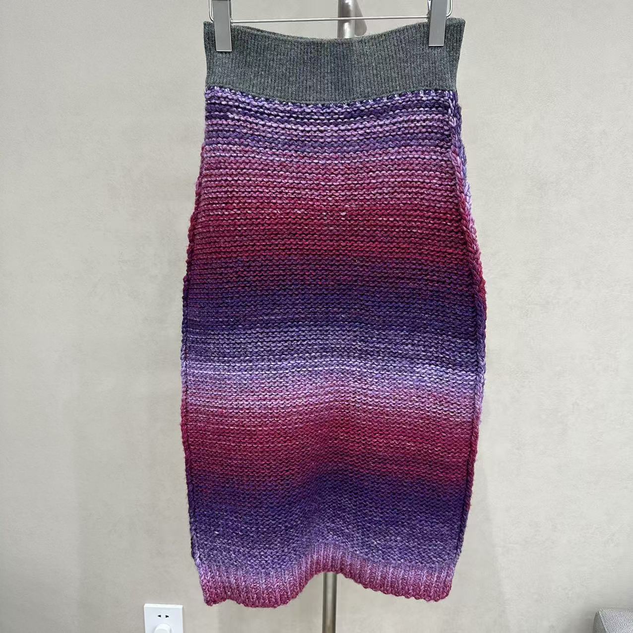 爆款！花线长款女士半身裙