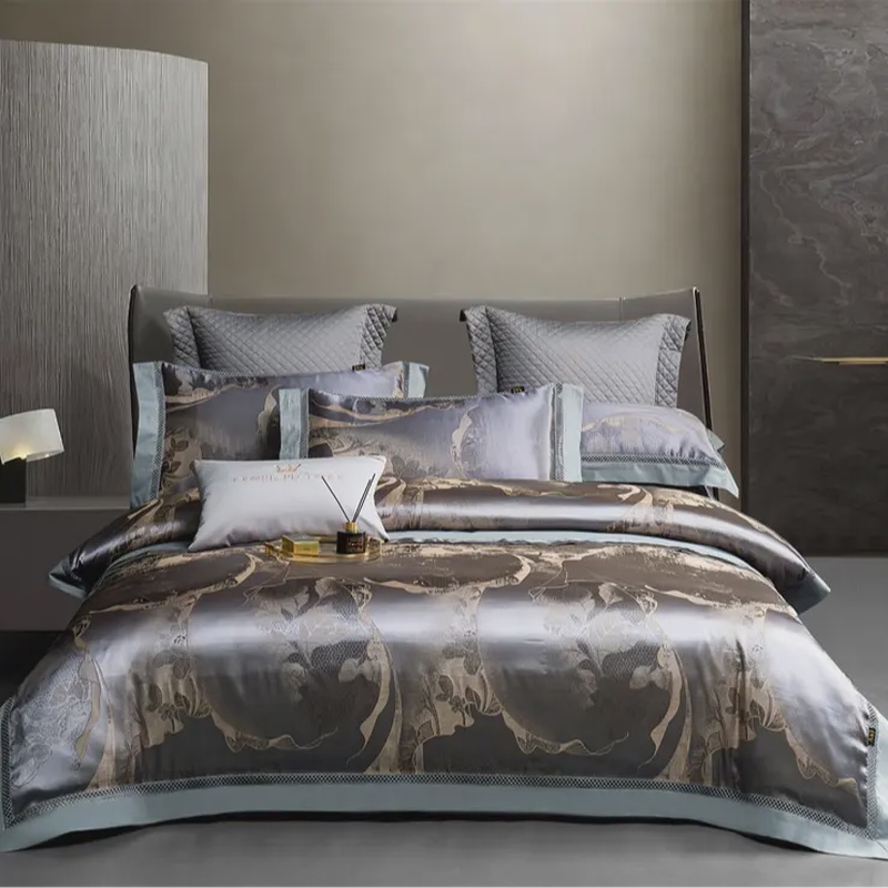 【时尚】轻奢欧式重磅高精密私人定制四件套-水墨丹青
