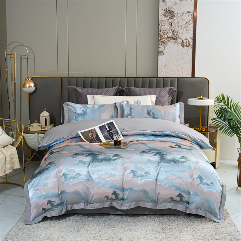 【时尚】轻奢欧式高精密私人定制四件套-策马奔腾