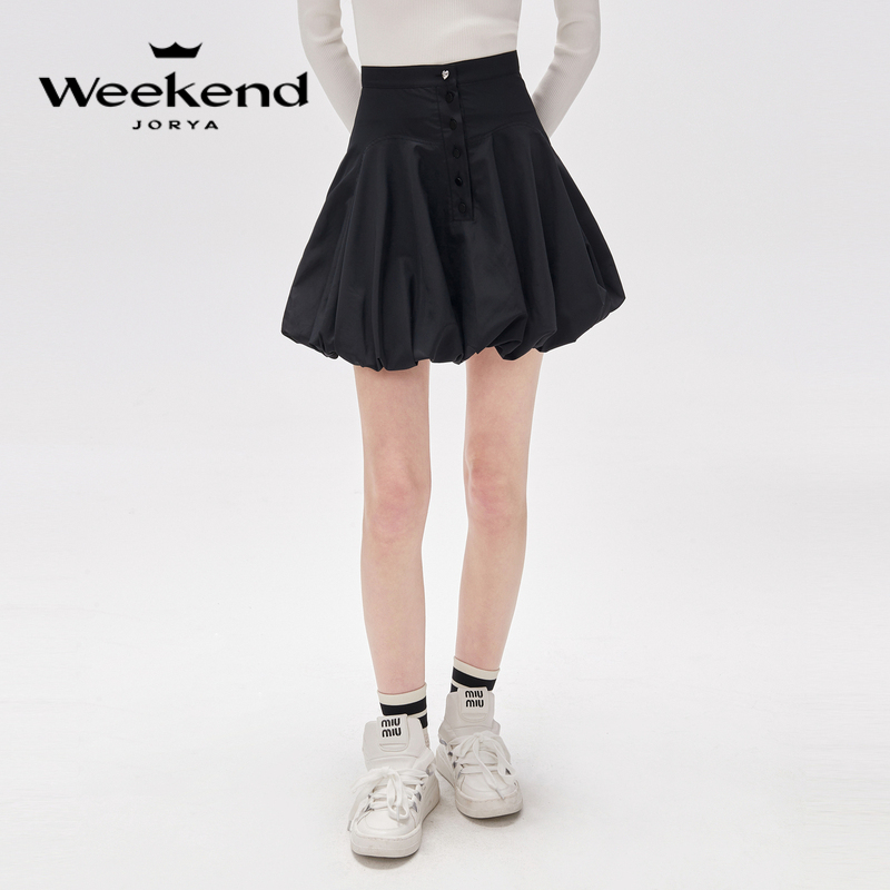 【赵老板专属】卓雅周末时尚甜美A字收腰花苞裙半身裙EJWDCQ55