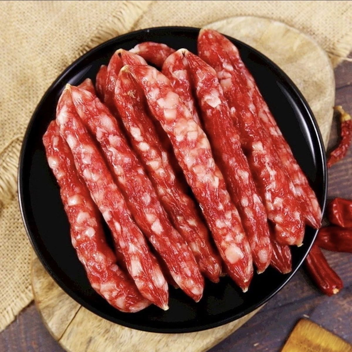 广式腊肠正宗广味腊味 真空食品包装 干货 腊肠煲仔饭