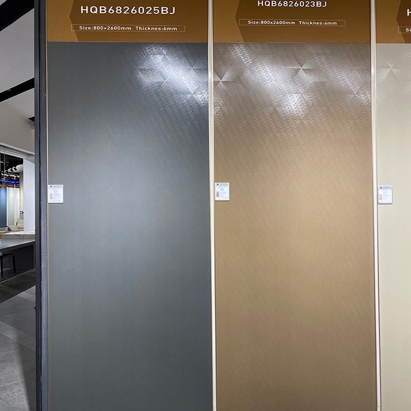 薄板800x2600x6mm厚精雕岩板佛山厂家直供哈萨克斯坦建筑薄板