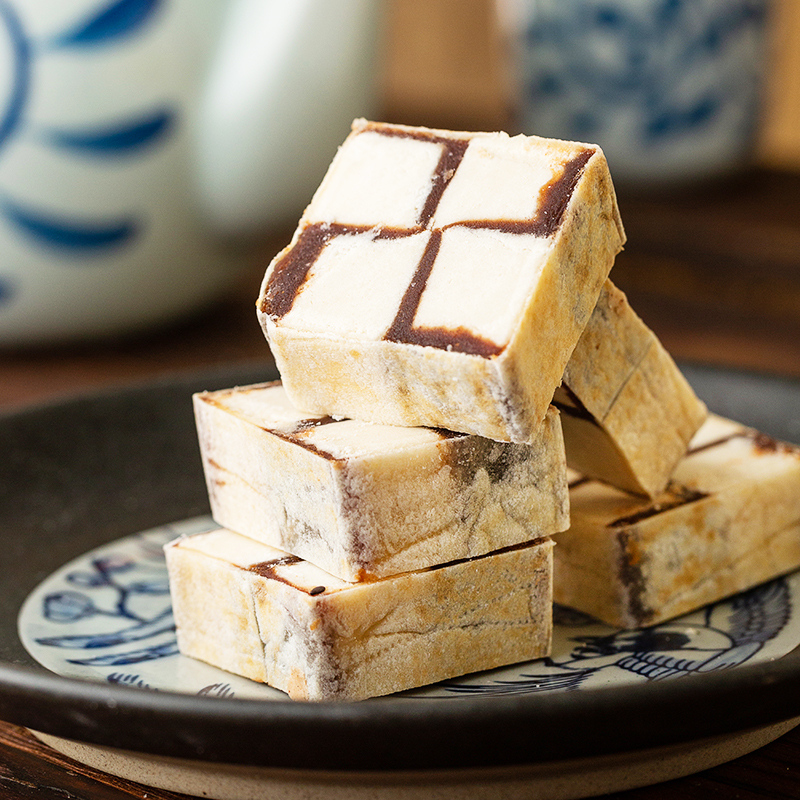 聚春园万字糕短保福州特色传统糕点茶歇豆沙甜品伴手礼云片糕点心