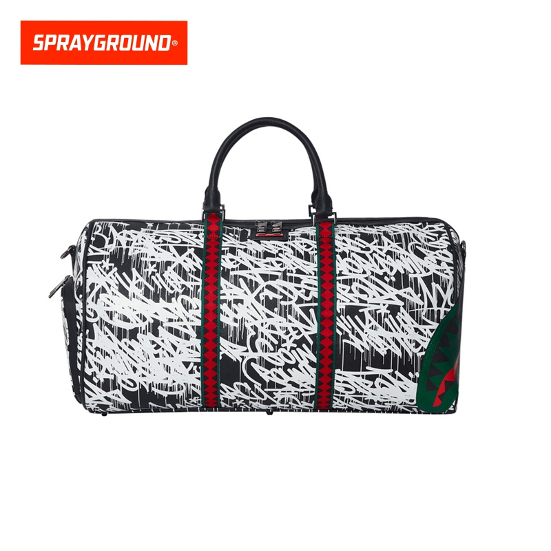 SPRAYGROUND 鲨鱼嘴手提包拎包复古棋盘格潮流新款XB W0815504