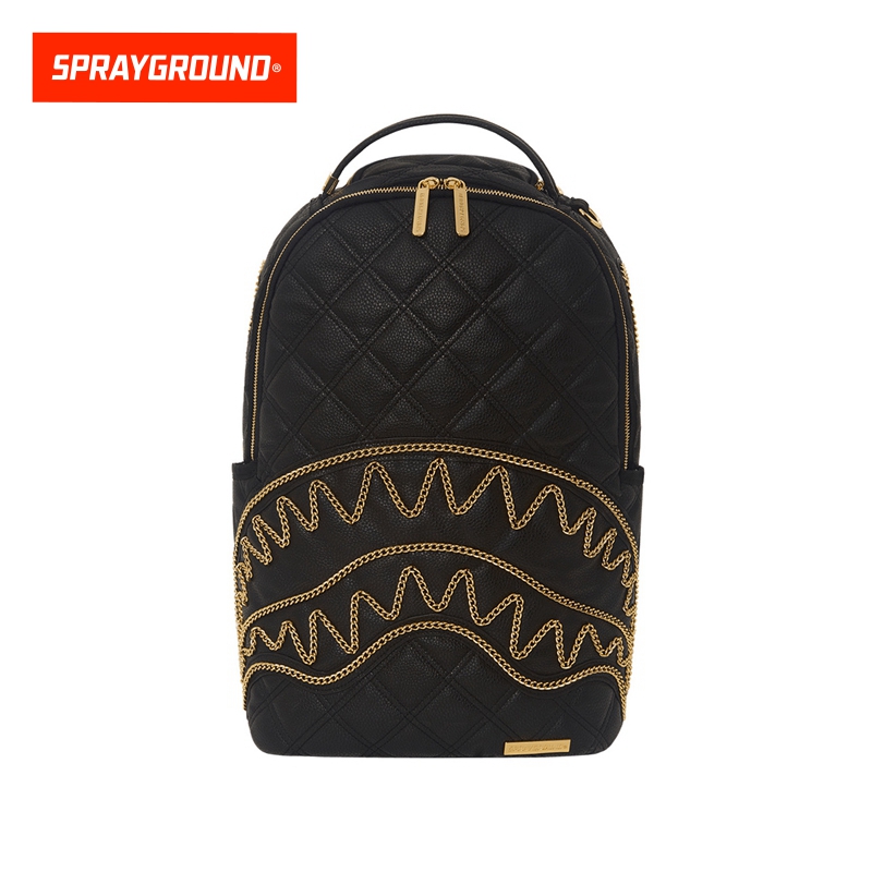 SPRAYGROUND鲨鱼嘴百搭潮流黑色新款双肩包 XB W0815707