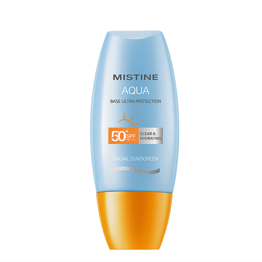 MISTINE/蜜丝婷Mistine蜜丝婷小黄帽防晒霜乳SPF50+隔离春夏女防紫外线面部军训40g