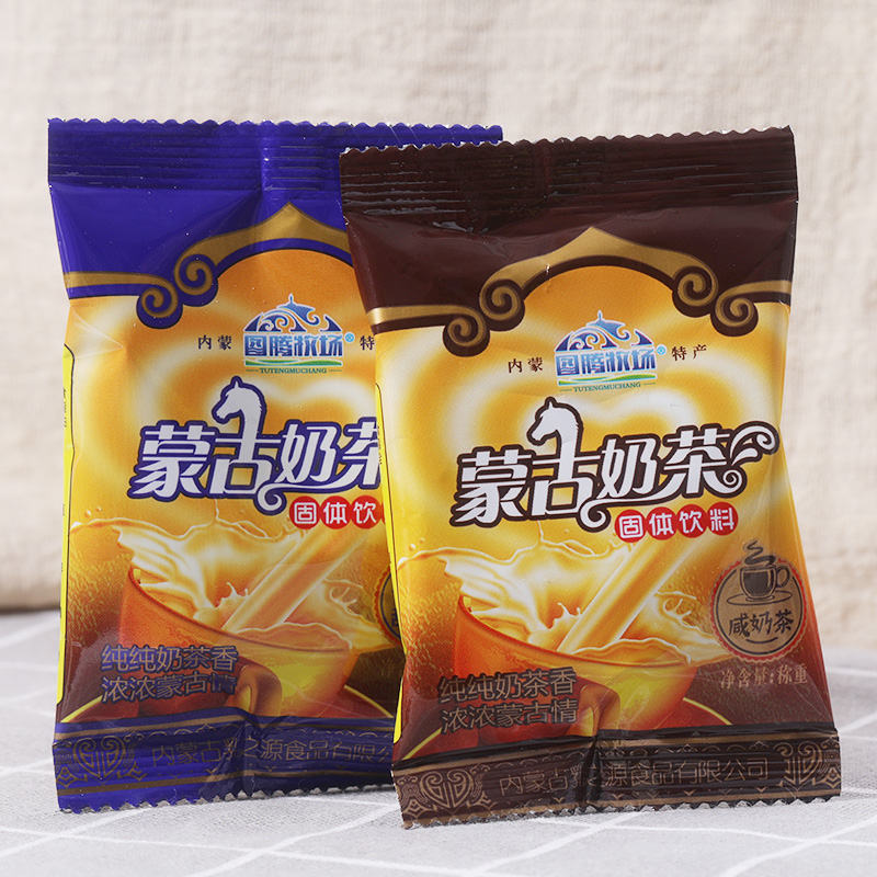 蒙古奶茶图腾牧场奶茶内蒙古特产甜味咸味香醇奶香冲泡饮料方便