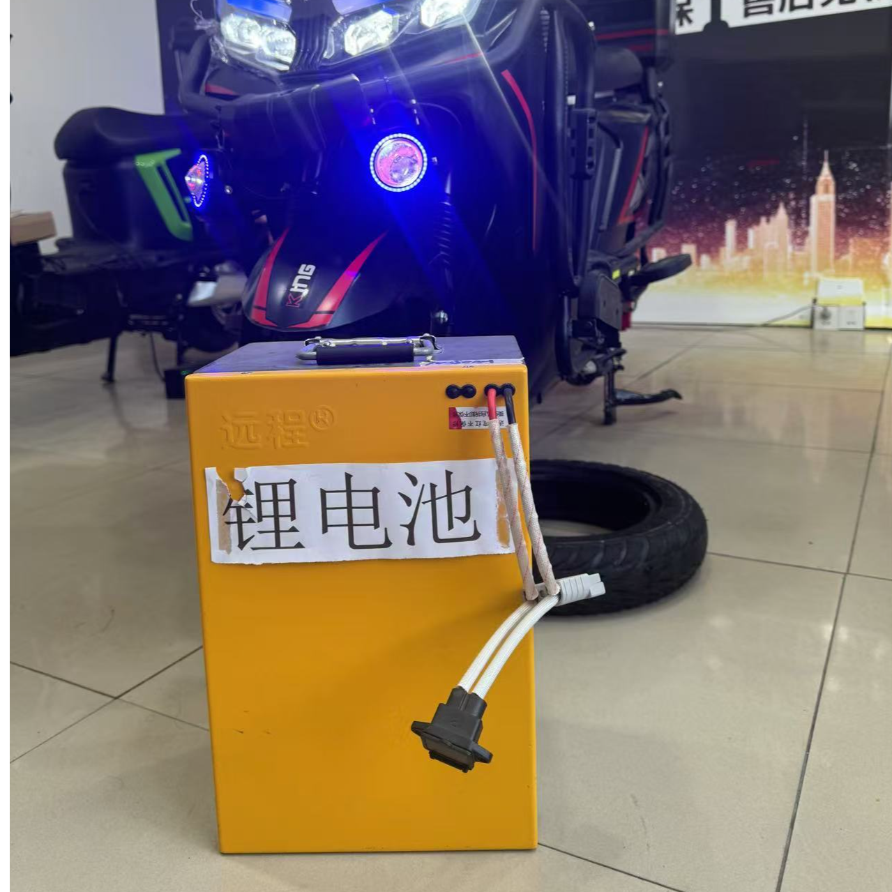 1号链接1200W雷暴锂电池72V60V铅酸电池锂电池