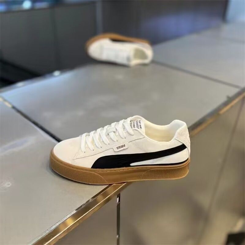 系带秋季2024新款磨砂皮时尚潮流经典潮鞋韩版百搭男士运动休闲鞋