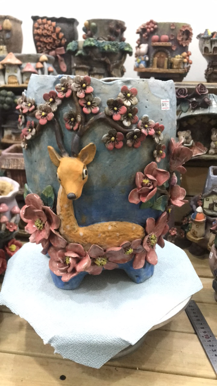 陶然花盆内口16.5高度29.5