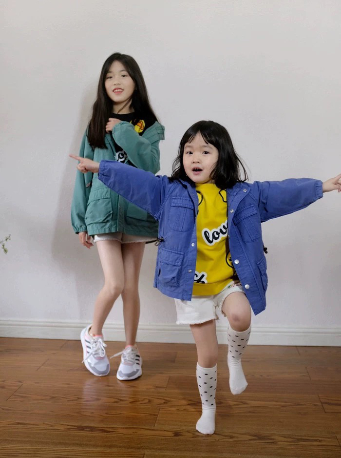 BREEZE鼻子秋款连帽风衣外套