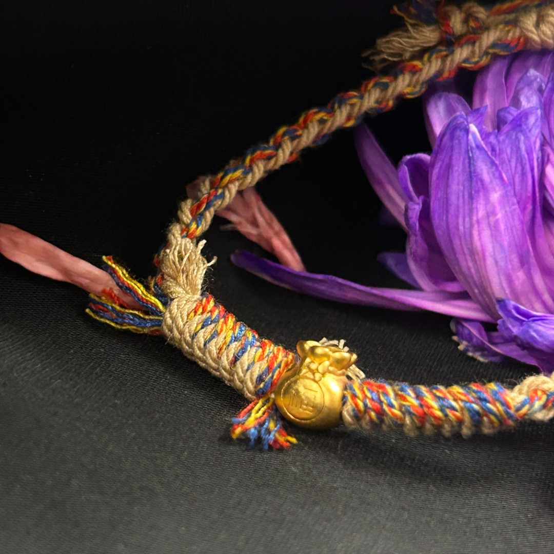 999足金福袋手绳手工宝宝编织编绳手编（含手绳约1克）