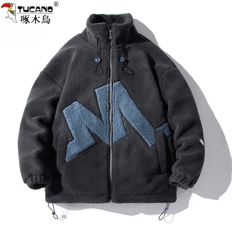 TUCANO/啄木鸟新款秋冬季棉服男女厚款宽松保暖棉衣立领外套棉袄