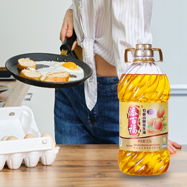 添百福（农家小榨）专属压榨香浓食用油土榨花生油2.5L