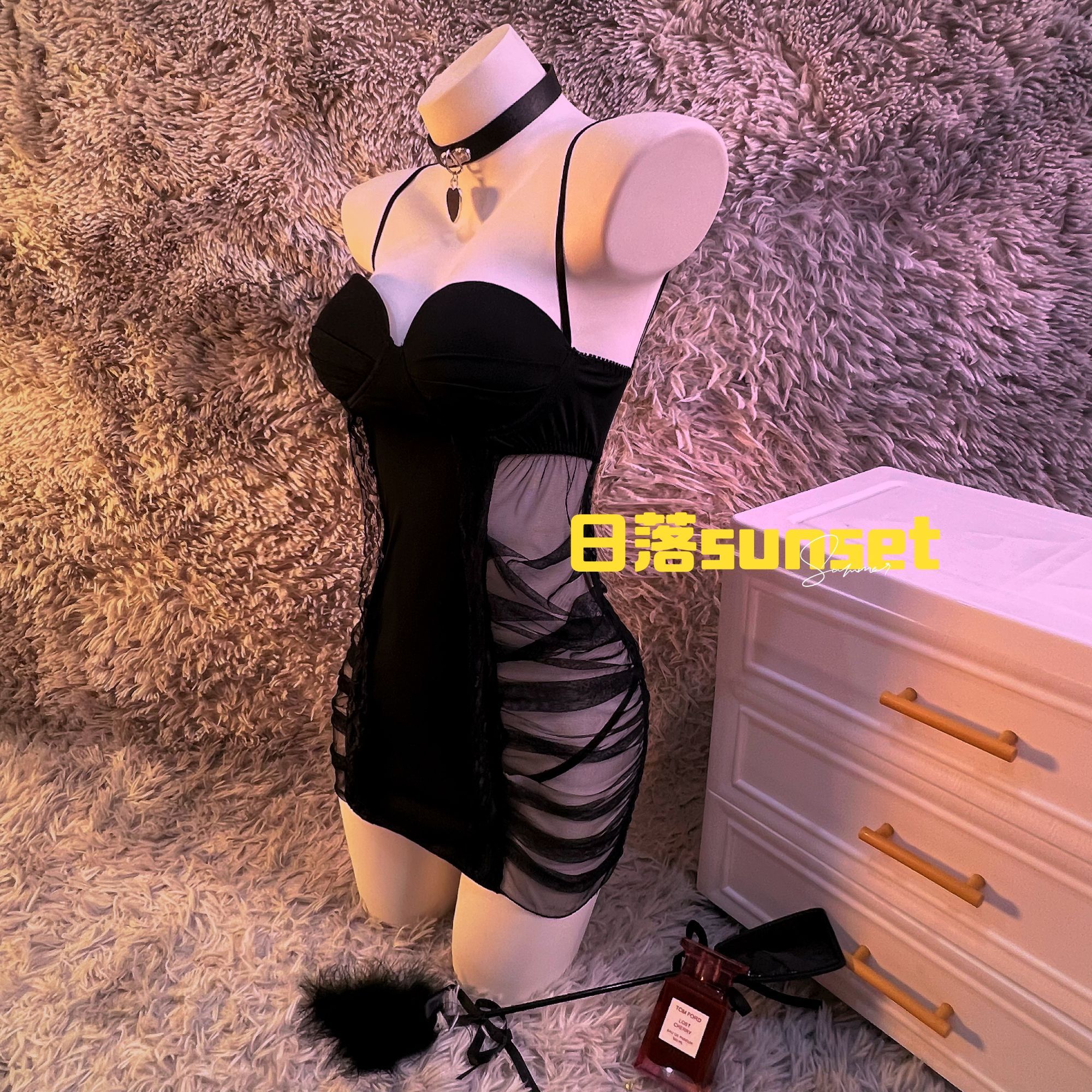 【日落sunset】性感睡裙蕾丝新款诱惑薄款睡裙私房性感用品