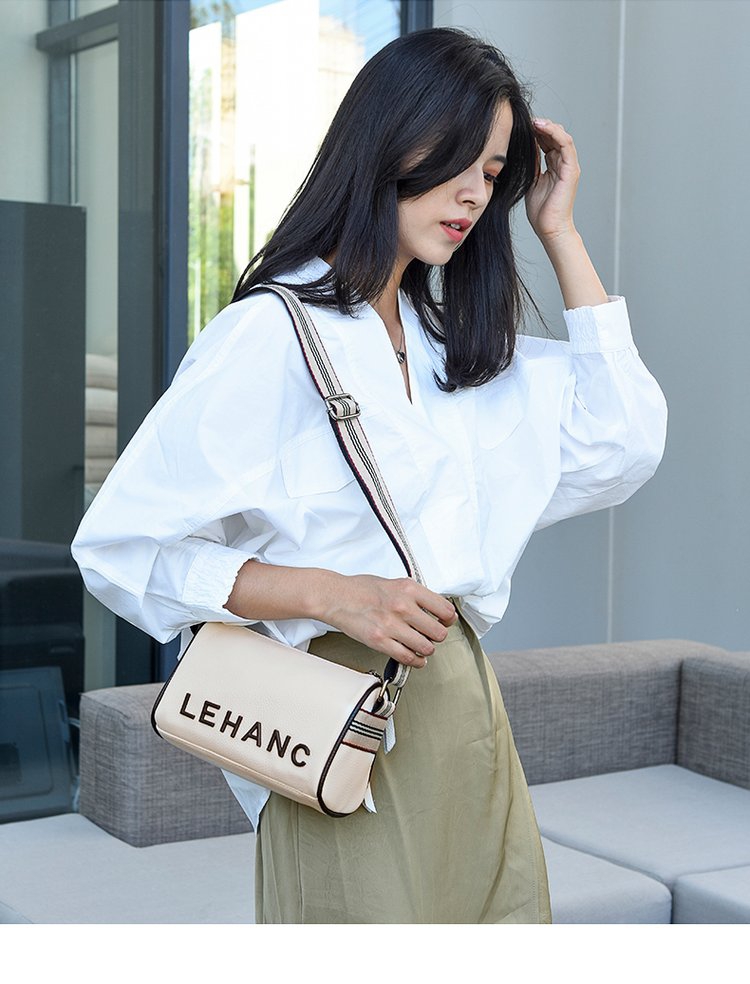 【头层牛皮】真皮女包单肩斜挎包203