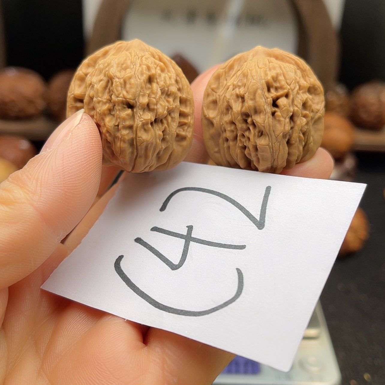 【闪购商品】文玩核桃把件31小楼