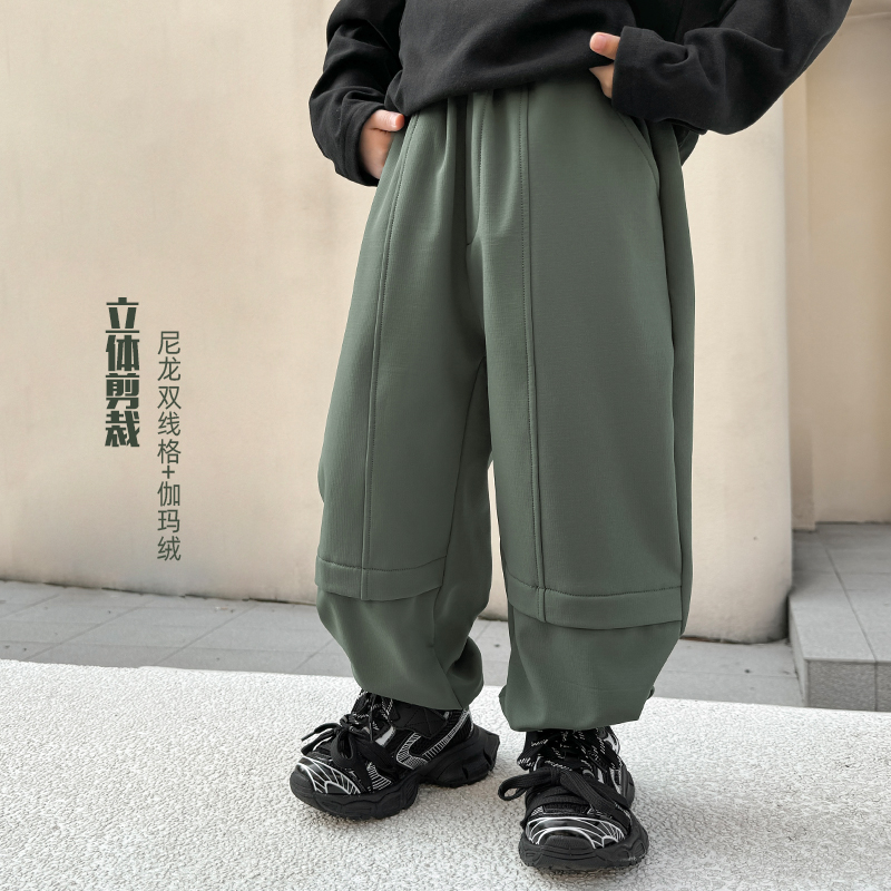 【立体剪裁】秋冬新品男童裤子长裤儿童休闲裤新款工装裤|24dk38