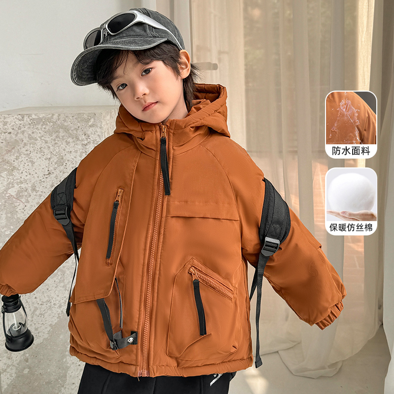 【机能风棉衣】海妈家男童防风防水加厚小牛津棉衣重工款|23dr21