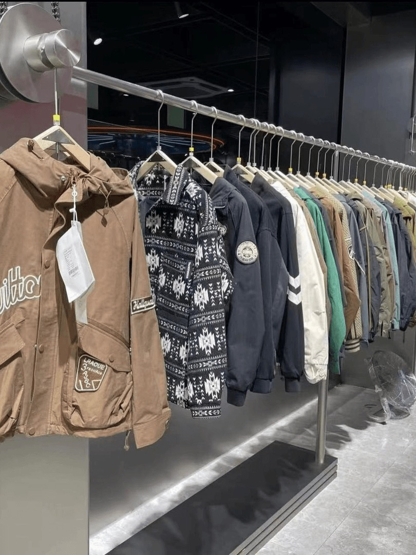 【4xl/5xl】-杭州小众设计师款连帽工装二棉外套8862
