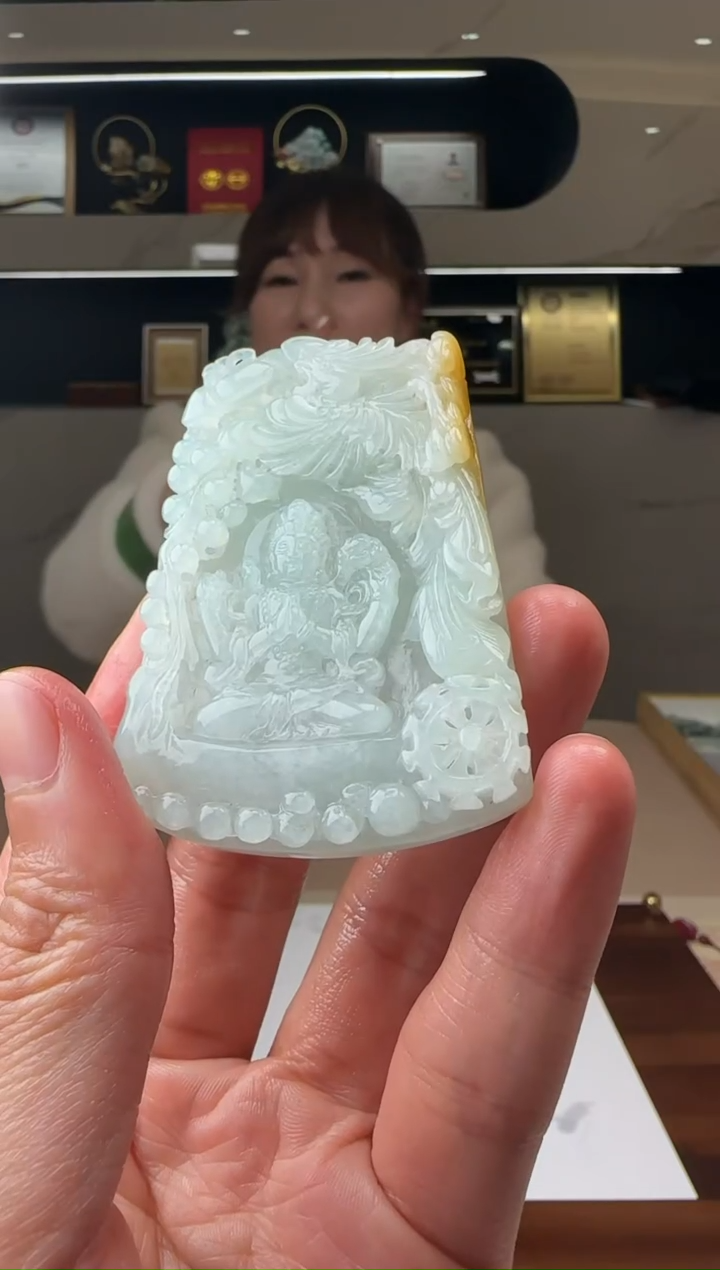 【闪购商品】翡翠颈饰未镶嵌DY@@SDFCYJ7164