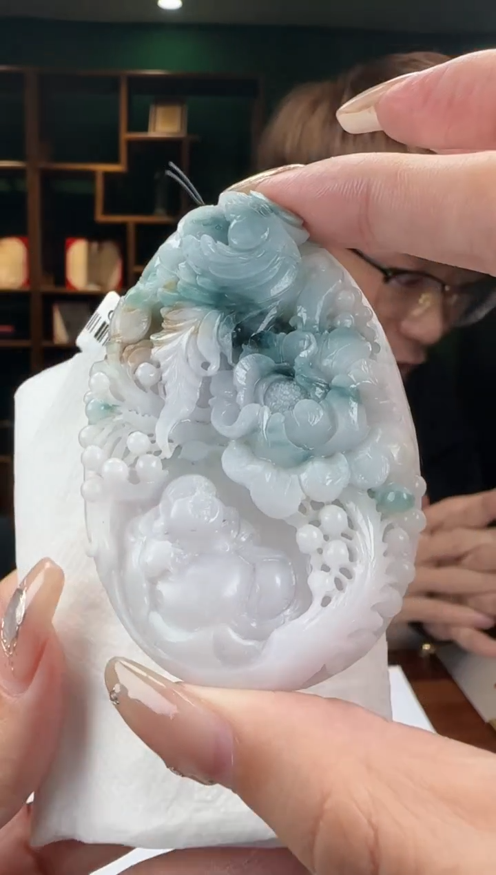 【闪购商品】定制翡翠未镶嵌MM@@SDFCYJ6952