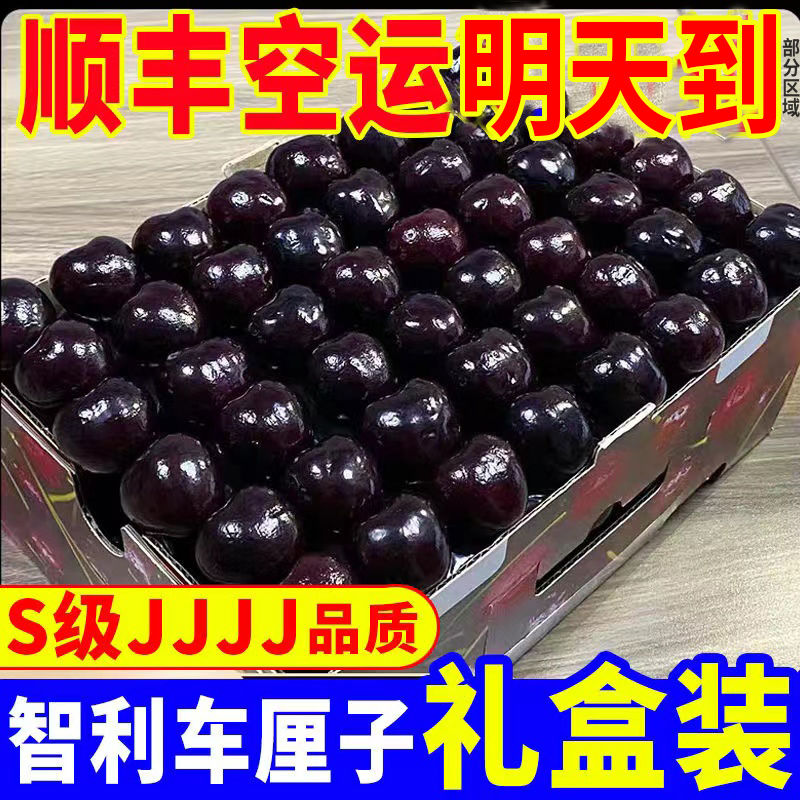 【顺丰】智利车厘子进口水果新鲜批发应季黑珍珠整箱JJJJ爆甜香甜