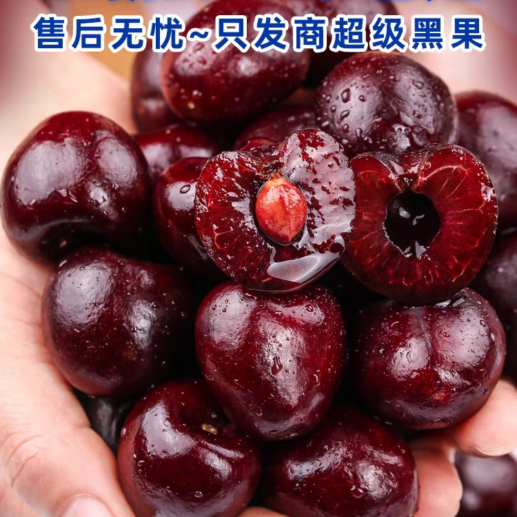 智利车厘子特大新鲜水果脆甜多汁甜美饱满酸甜直供阳光种植
