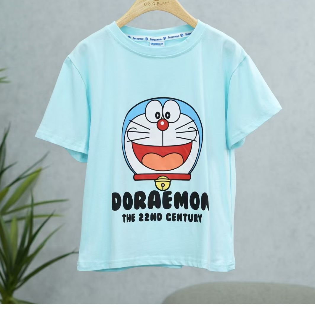 一路童行  A422  童装  哆系列夏装中大童休闲T恤 D913003857