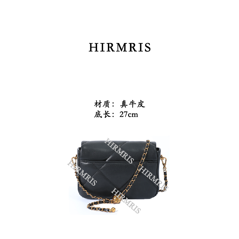 HIRMRIS手工真皮包YX197 方胖阳