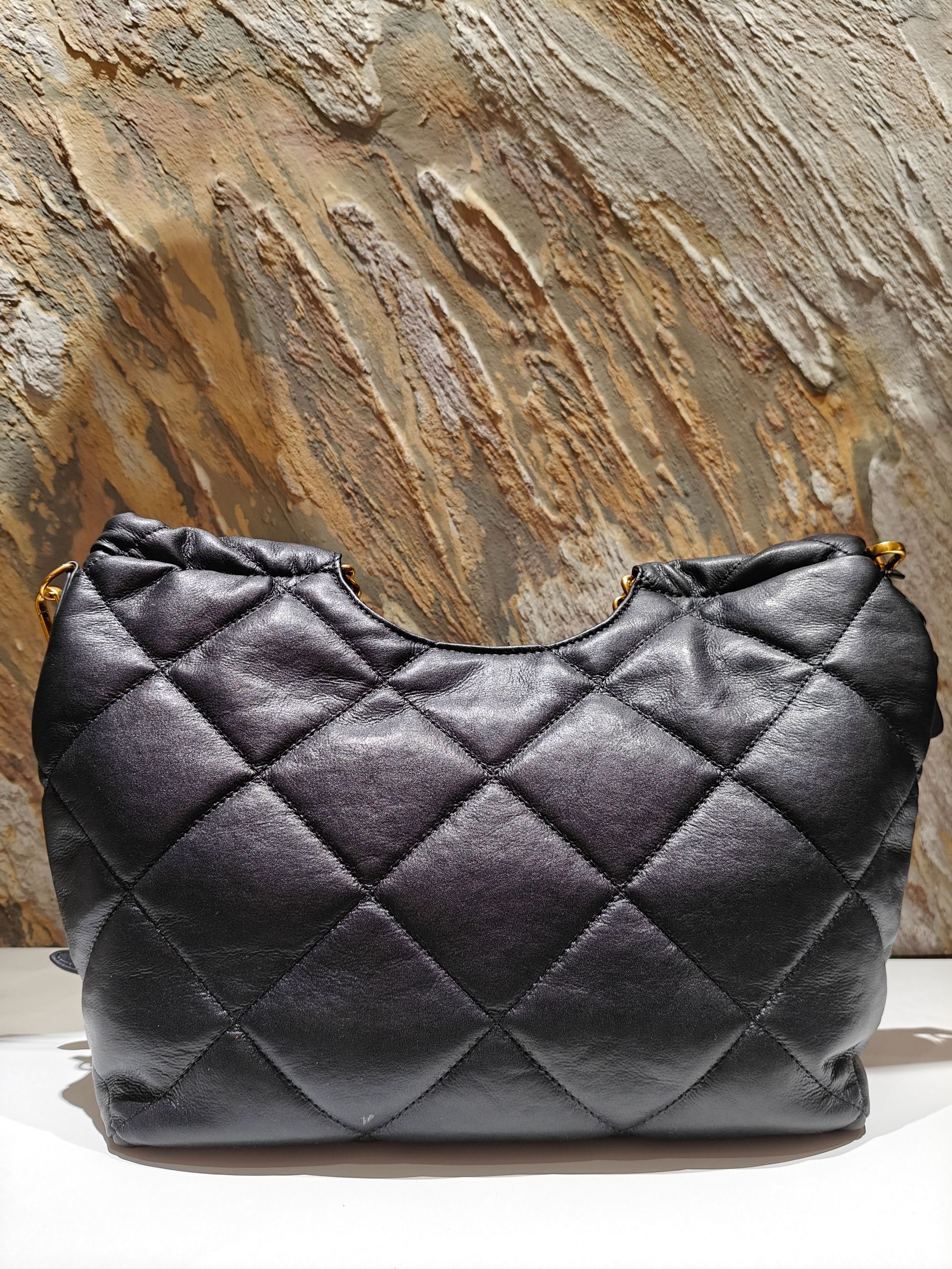 HIRMRIS手工真皮包550631-黑  软托特阳黑