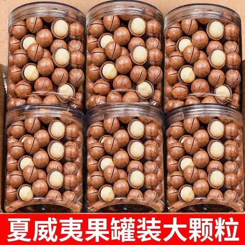 罐装饱满夏威夷果大颗粒原味含罐奶油味坚果奶香酥脆美味精选好吃