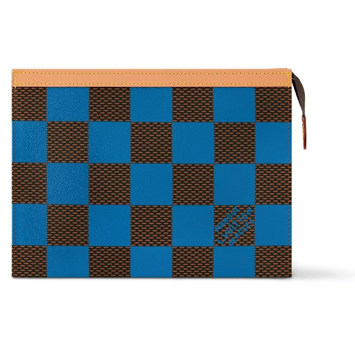 99新 LouisVuitton/路易威登 LV印花棋盘格洗漱包/M163